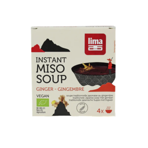 Sopa Miso Instantanea Gengibre 4*15g BIO LIMA