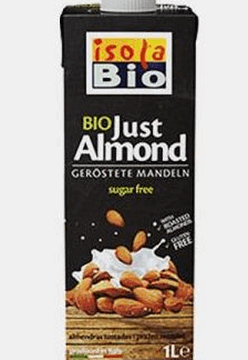 Bebida Amendoa s/ Açucar s/ Glúten ISOLA Bio 250ml