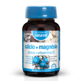 Calcio + Magnesio + Zinco + Vitamina D 90 cmp - Naturmil