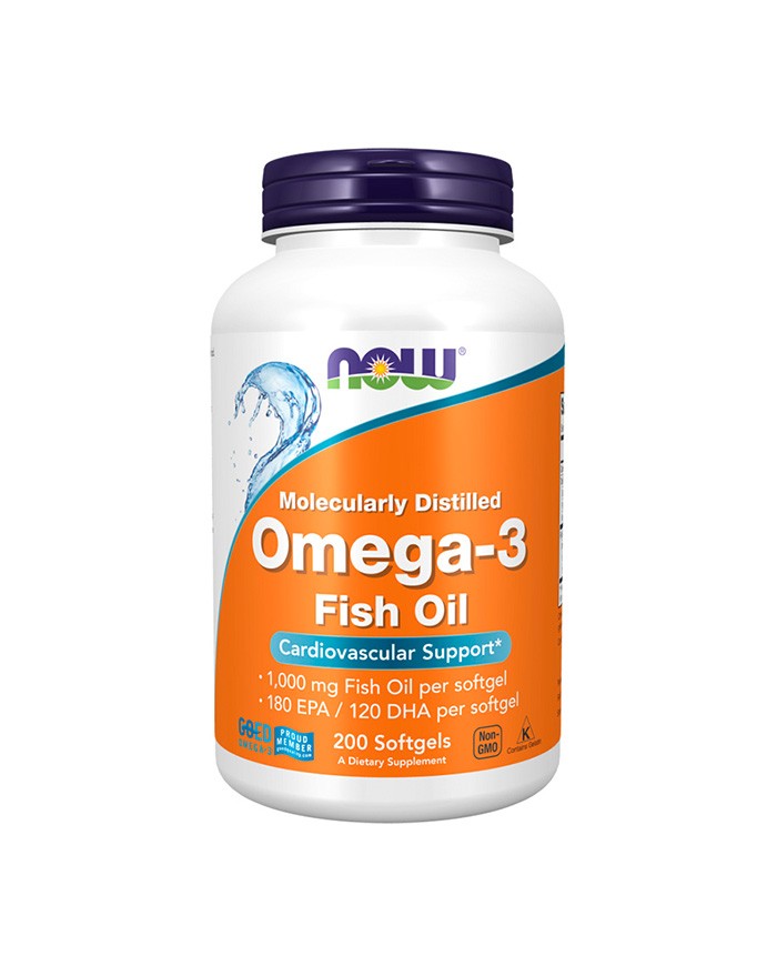 Omega 3 Choles Free 1000MG 200 Caps veg - NOW