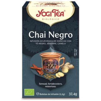 YOGI TEA BIO CHAI PRETO 17 SAQ