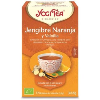 YOGI TEA BIO GENGIBRE LARANJA BAUNILHA