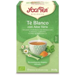 Yogi Tea Bio Chá Branco e Aloé Vera 17saq.
