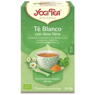 Yogi Tea Bio Chá Branco e Aloé Vera 17saq.