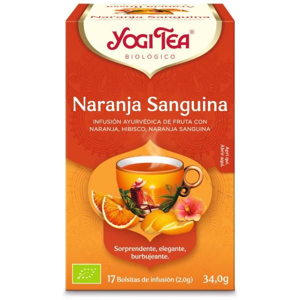 Yogi Tea Bio LaranjaSanguinea 17saq.
