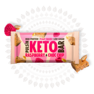 Pulsin Keto Bar Raspberry / Chocolate Chips