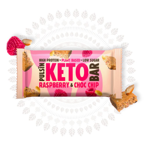 Pulsin Keto Bar Raspberry / Chocolate Chips