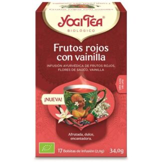 Yogi Tea Frutos Vermelhos e Baunilha 17 saq.