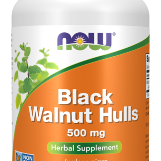Black Walnut Hulls 500 mg Veg Capsules (Nogueira Negra)