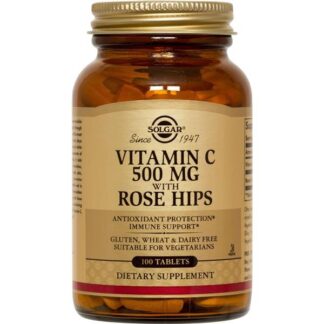 SOLGAR VIT.C 500MG ROSE HIPS 100 TABS