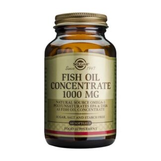 SOLGAR FISH OIL CONCENTRATE 1000MG 60SGE