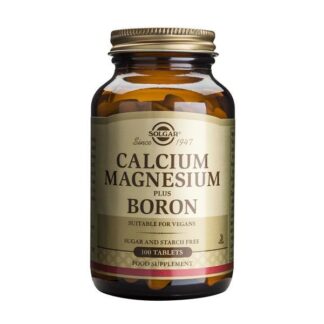 SOLGAR CALCIUM+MAGNESIUM+BORON 100TABS