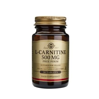 SOLGAR L-CARNITINE 500MG 30 TABS.
