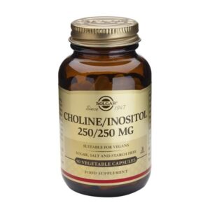 SOLGAR CHOLINE 250MG+INOSIT.250MG 50VCAP