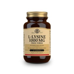SOLGAR L-LYSINE 1000MG 50 TABLETS