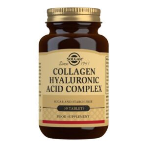 SOLGAR HYALUR. ACID+COLAGENIO 30 TABLETS