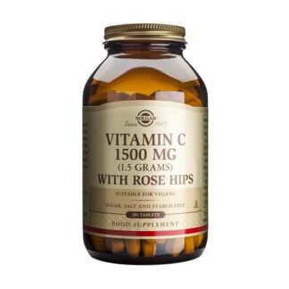 SOLGAR VIT.C 1500MG ROSE HIPS 180 TABS