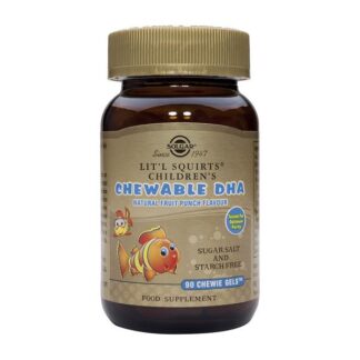 SOLGAR DHA SABOR FRU 90C.MAST.CRIANCA