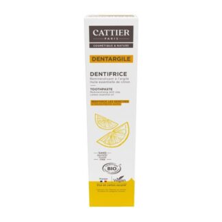 CATTIER PASTA DENTES ARGILA+LIMÃO 75ML