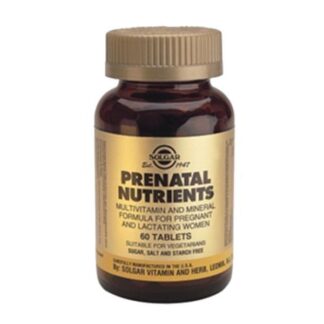 SOLGAR PRENATAL NUTRIENTS 60 TABS