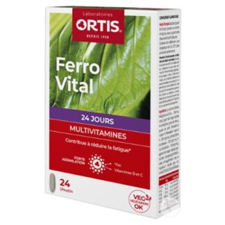 ORTIS FERRO VITAL 24 comprimidos