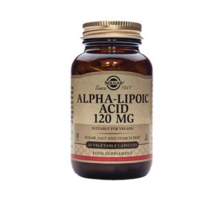 SOLGAR ALPHA LIPOIC ACID 120MG 60VCÁPS
