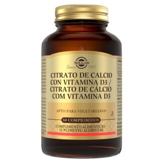 SOLGAR CÁLCIO CITRATE+VIT.D3 60 TABS