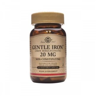 SOLGAR GENTLE IRON 20MG 90 VEG.CÁPSULES