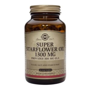 SOLGAR STARFLOWER OIL 1300 GLA 300 60SGE
