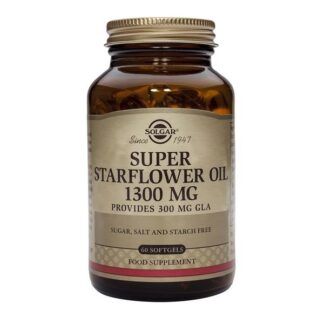 SOLGAR STARFLOWER OIL 1300 GLA 300 60SGE