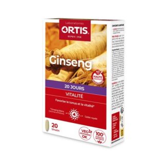 ORTIS GINSENG GELEIA REAL BIO 20 COMPRIM