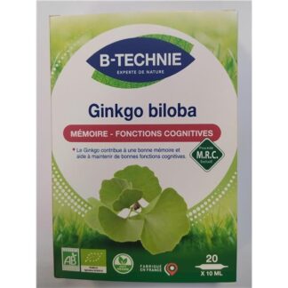 BIOTECHNIE AMPOLAS BIO GINKGO BILOBA 20