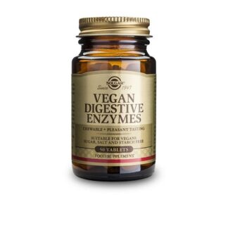 SOLGAR VEGAN DIGESTIVE ENZYMES 50 TABS
