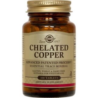 SOLGAR CHELATED COPPER 2,5MG 100 TABLETS