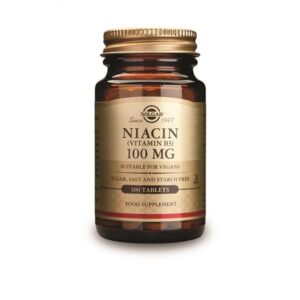 SOLGAR NIACIN 100MG 100 TABLETS
