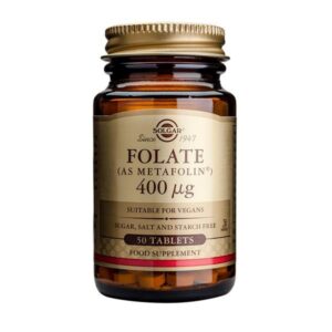 SOLGAR FOLATE METAFOLIN 400UG 50 TABLETS