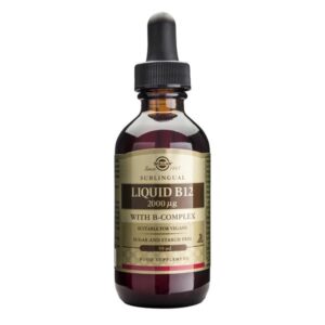 SOLGAR LIQUID B12 2000MCG BCOMPLEX 59ML