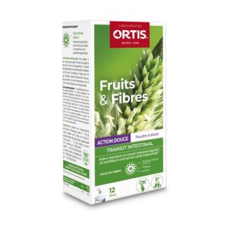 ORTIS FRUTOS E FIBRAS SUAVE 12 STICKX10G