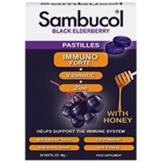 SAMBUCOL IMMUNOFORTE SAB.VIT.C ZN 20PAST