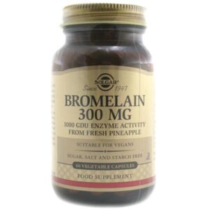 SOLGAR BROMELAIN 300MG 60 VEG.CAPS
