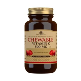 SOLGAR VIT.C 500MG ARANDO/FRAMB.90 C.MAS