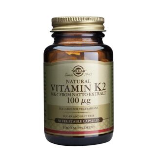 SOLGAR VIT.K2 (NATURAL) 100MCG 50 VEGCP