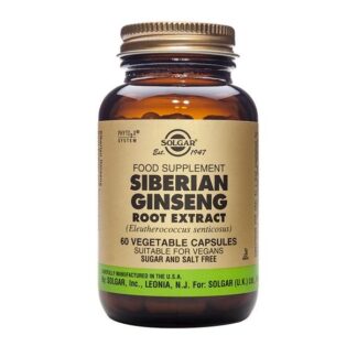 SOLGAR S.F.P.SIBERIAN GINSENG ROOT 60 VC