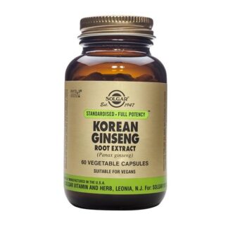 SOLGAR S.F.P.KOREAN GINSENG ROOT 60VCÁPS