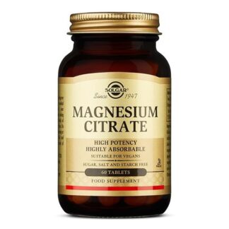 SOLGAR MAGNESIUM CITRATE 60 TABS