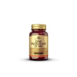 Solgar Picolinato de Zinco 22mg 100 Comprimidos