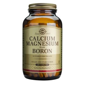 SOLGAR CALCIUM+MAGNESIUM+BORON 250 TABS