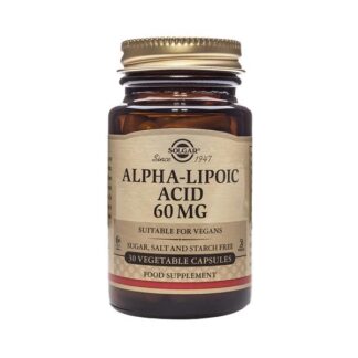 SOLGAR ALPHA LIPOIC ACID 60MG 30VCÁPS