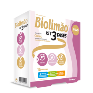 Biolimão KIT 3 FASES 15 Ampolas