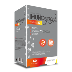 IMUNOGOOD®️ Vitamina C + Zinco + Vitamina D3 + Selénio 60 Cápsulas